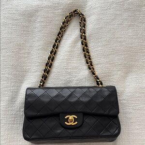 Chanel Black Quilted Leather Shoulder Bag